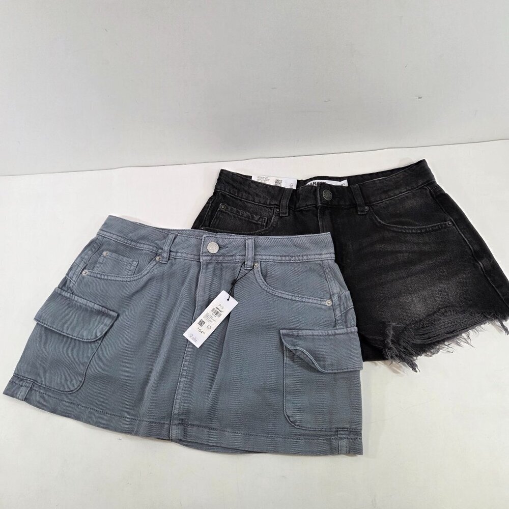 Garage Shorts / Skort Lot size Small NWT - Distressed Festival Cutoffs